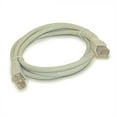 thumbnail image 1 of 5ft Cat6 Ethernet RJ45 Patch Cable, Stranded, Snagless Booted, WHITE, 1 of 2