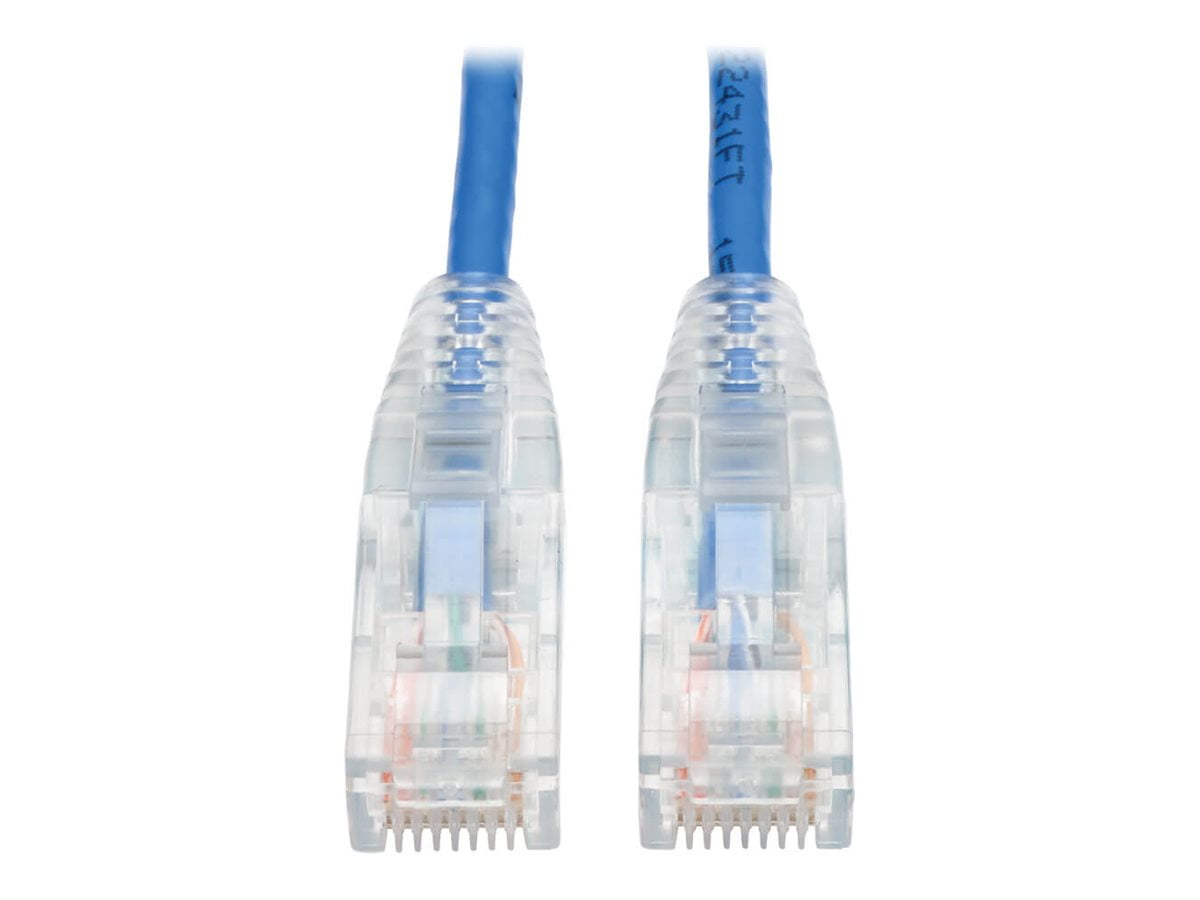 5ft Cat6 Gigabit Snagless Molded Slim UTP Patch Cable (RJ45), Blue