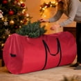 thumbnail image 1 of 5ft Christmas Tree Storage Bag Heavy Duty Xmas Storage Container with Reinforced Handles for Indoor Waterproof Storage Box for Holiday Spruce and Organization, 1 of 5