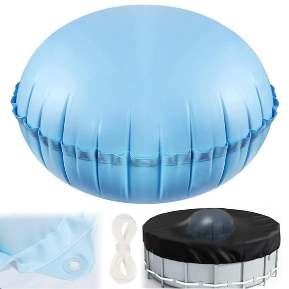 5ft Dia Pool Pillows, Pool Air Pillow, Inflatable Pool Pillows for Above Ground Pools, Winter Swimming Pool Closing Winterizing Kit with Ropes,PVC Ice Equalizer Pillow for Support Swimming Pool Cover