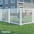 thumbnail image 1 of 5ft H x 6ft W (1 Panel + 1 Post) No Dig WamBam Windsor Fence Kit, BL19107, 1 of 4