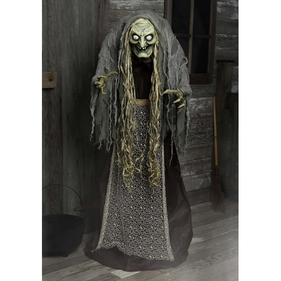 5ft Hag the Witch Animatronic Decoration