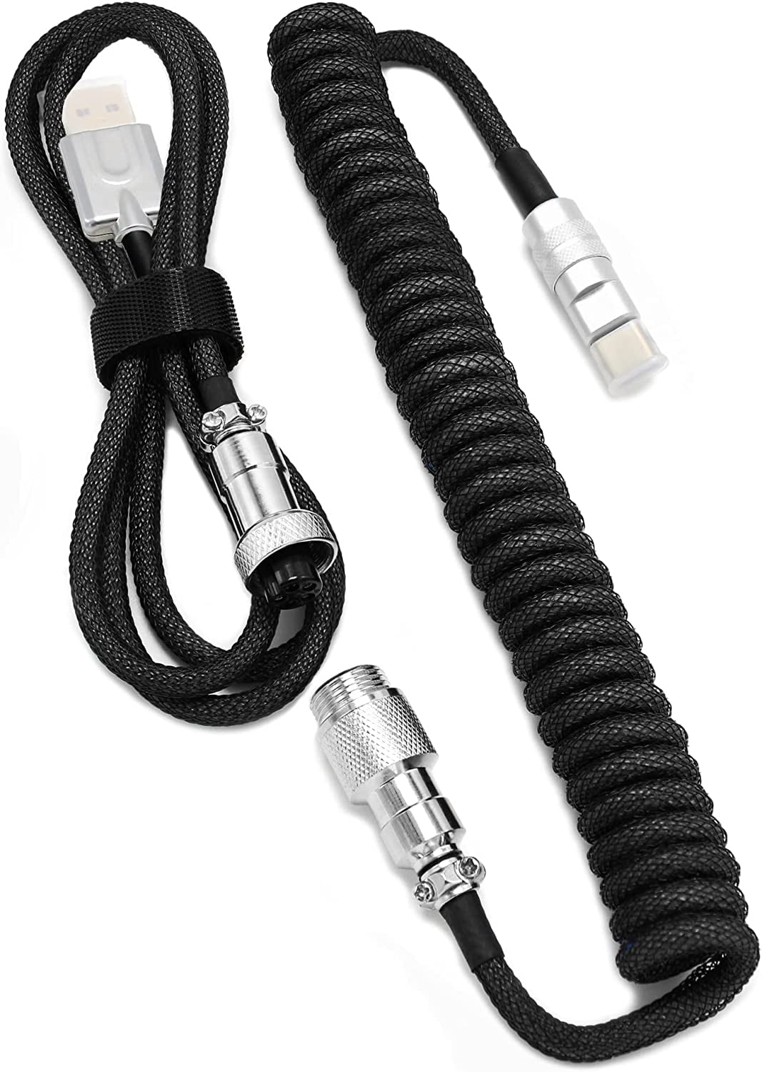 5ft Keyboard Cable Gaming PC's Mechanical Aviator Classic Coiled Cable