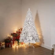 5ft Premium White Christmas Tree   Lifelike Full-Bodied Festive Centerpiece memory wire