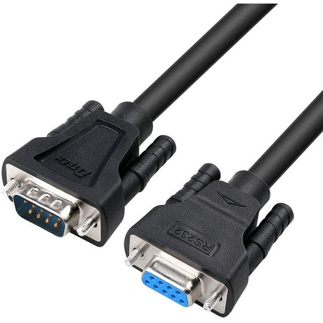 5ft RS232 Serial Cable Extension Male to Female 9 Pin Straight Through