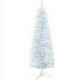 thumbnail image 1 of 5ft Snow Flocked Pencil Artificial Christmas Tree with 263 Tips, Metal Base, 1 of 9