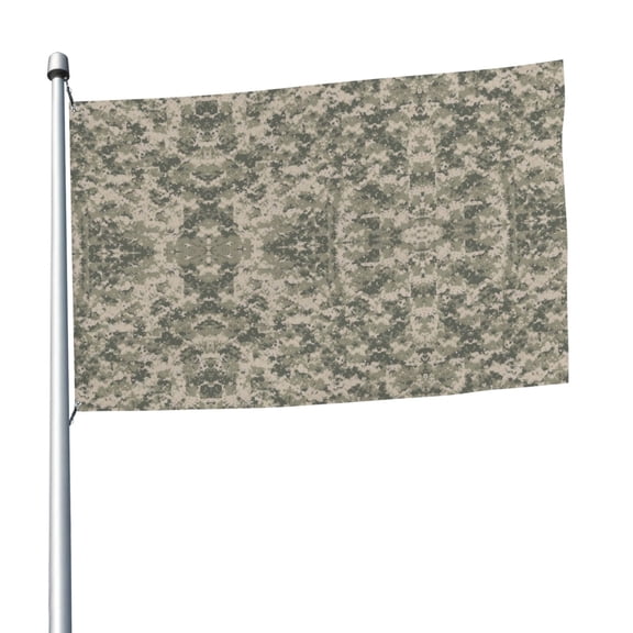 5ft X 8ft Army Pixel Camouflage Flag Weather-Resistant Polyester Outdoor Decor
