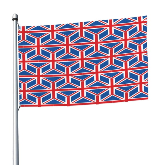5ft X 8ft British Flag Flag Weather-Resistant Polyester Outdoor Decor