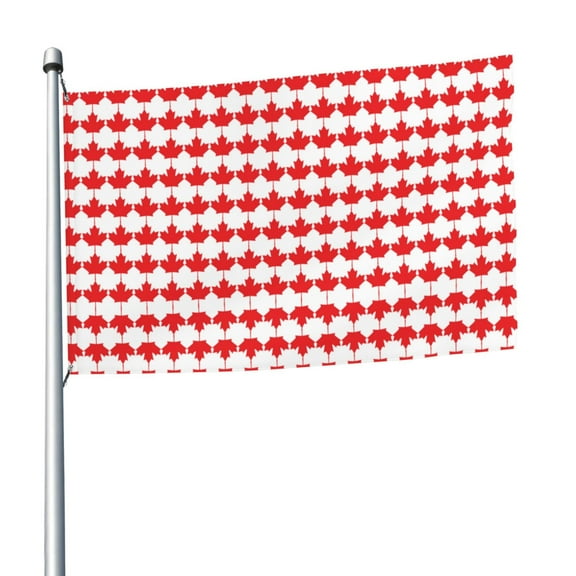 5ft X 8ft Canadian Maple Leaf Flag Flag Weather-Resistant Polyester Outdoor Decor