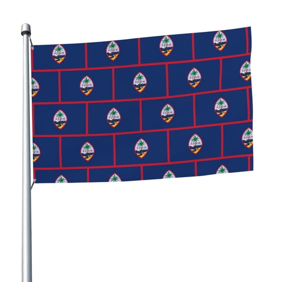 5ft X 8ft Flag Of Guam Flag Weather-Resistant Polyester Outdoor Decor