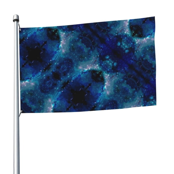 5ft X 8ft Galaxy Nebula Space Flag Weather-Resistant Polyester Outdoor Decor
