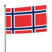 5ft X 8ft Norway Flag Flag Weather-Resistant Polyester Outdoor Decor