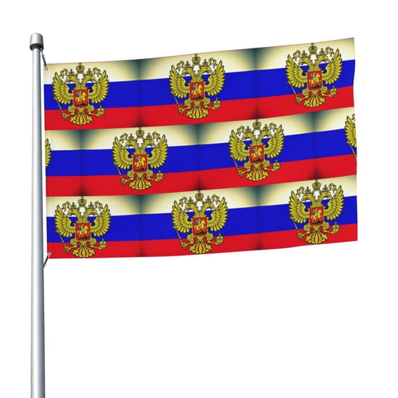5ft X 8ft Retro Russian Flag Flag Weather-Resistant Polyester Outdoor Decor