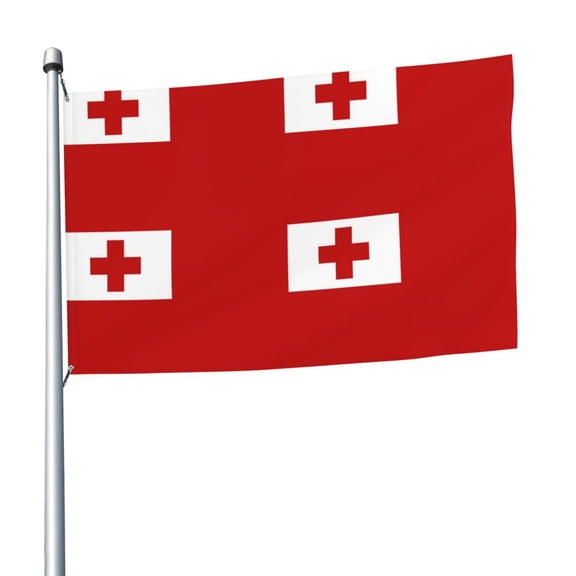 5ft X 8ft Tonga Flag Flag Weather-Resistant Polyester Outdoor Decor