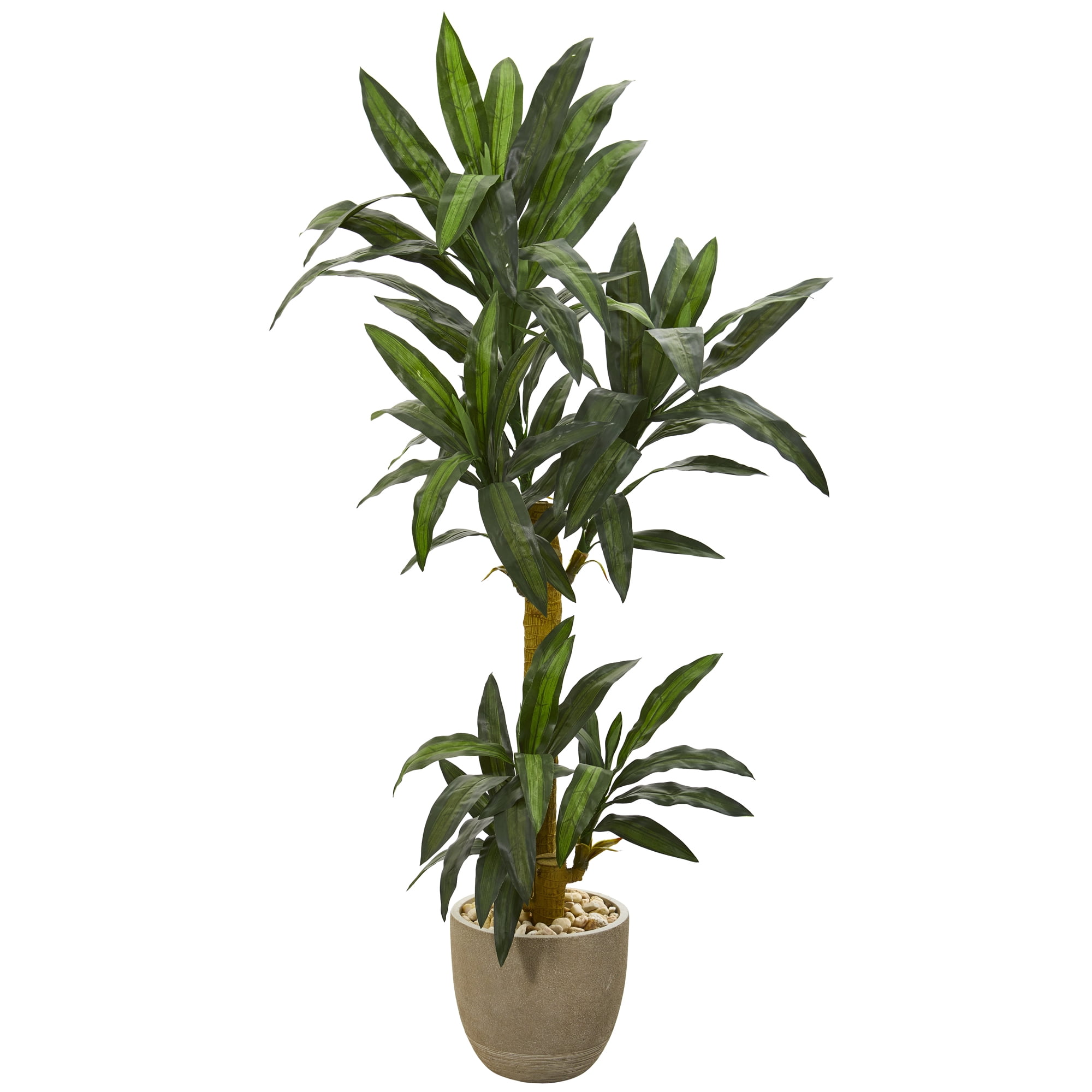5ft. Yucca Artificial Plant in Sandstone Planter