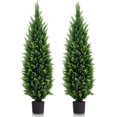 5ft ficial Topiary Trees Beautiful Realistic Faux Cedar Pines UV