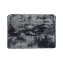 5ft x 8ft Furry Area Rugs Shaggy Carpet Polyester Soft Floor Rug for Bedroom Living Room Indoor Home Decor (Black)​