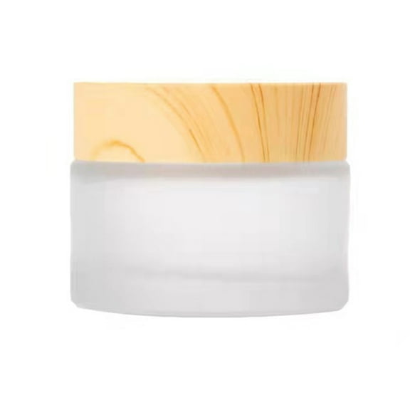 5g/10g/20g/30g/50g/60g/100g Makeup Jar Transparent Glass Empty Pots Cosmetic Inner Lid Container