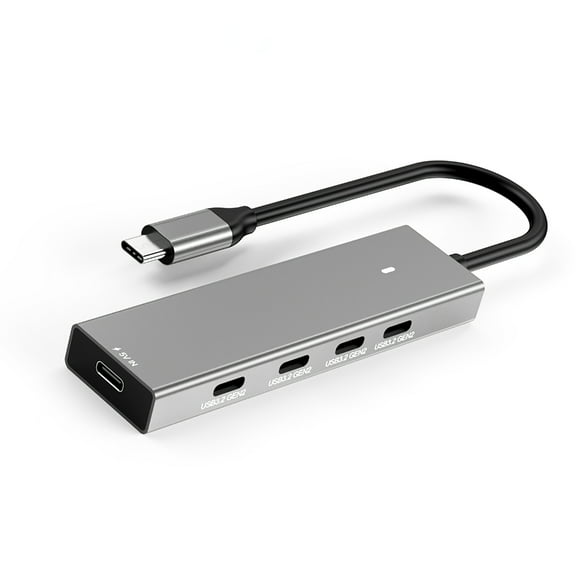 5in 1 USB3.2 TypeC Docking Station Multiports Adapter for Smartphones Laptops