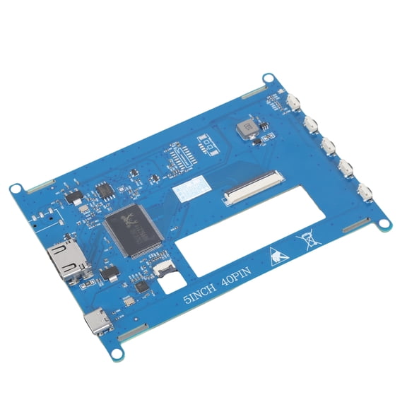 5in 40Pin Capacitive LCD Screens Driver Board USB C Touchable 2x Auditory Out