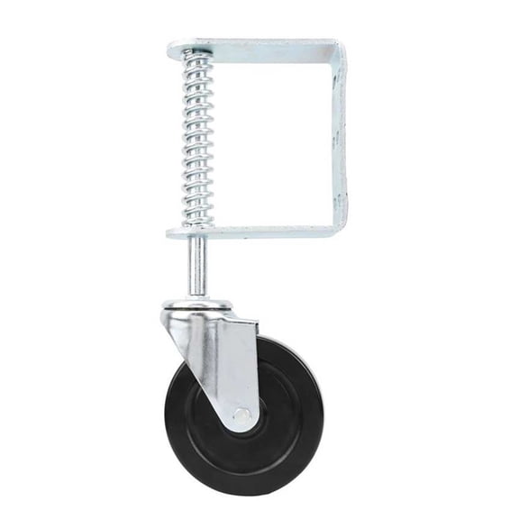 5in Spring Wheel Universal Weighted Shock Absorbing Uneven Road Door Gate Caster Roller