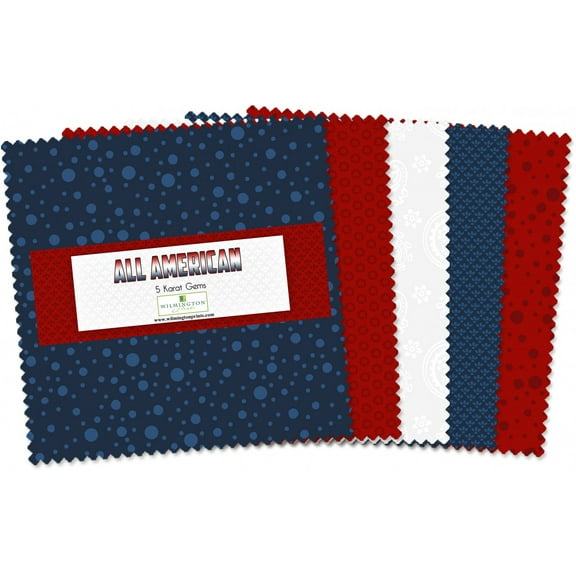 5in Squares All American 42pcs