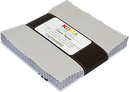 Robert Kaufman, Kona Solids 5in Fabric Squares (42 pcs)