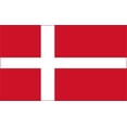 thumbnail image 1 of 5in X 3in Denmark Flag Sticker Vinyl Flags Vehicle Decals Decal Stickers, 1 of 1