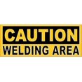 thumbnail image 1 of 5in x 2in Caution Welding Area Sticker, 1 of 2