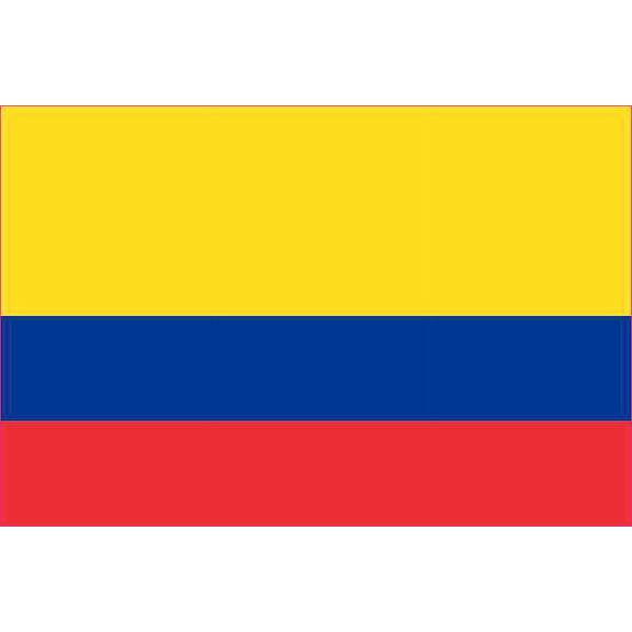 5in x 3.25 in Colombian Flag Bumper Sticker Vinyl Window Decal Stickers Decals