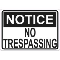 Metal Signs 8x12 Inches No Trespassing Hunting Fishing Trapping Under  Penalty of Law Warning Sign Yard Sign Farm Tin Signs