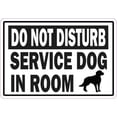 thumbnail image 1 of 5in x 3.5in Service Dog in Room Sticker, 1 of 2