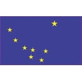 thumbnail image 1 of 5in x 3in Alaska State Flag Sticker Vinyl Decal Car Window Stick, 1 of 1