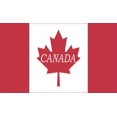 thumbnail image 1 of 5in x 3in Canada Flag Magnet Vinyl Magnetic Flags Vehicle Bumper Magnets, 1 of 1