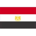 thumbnail image 1 of 5in x 3in Egypt Egyptian Country Flag Bumper Sticker Decal Window Stickers Car Decals, 1 of 1