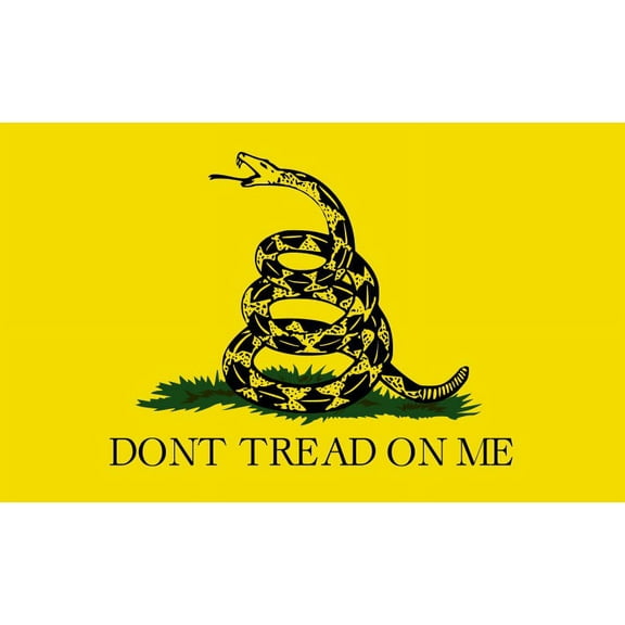 5in x 3in Gadsden Flag Sticker