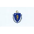 thumbnail image 1 of 5in x 3in Massachusetts State Flag Bumper Sticker Decal Window S, 1 of 1