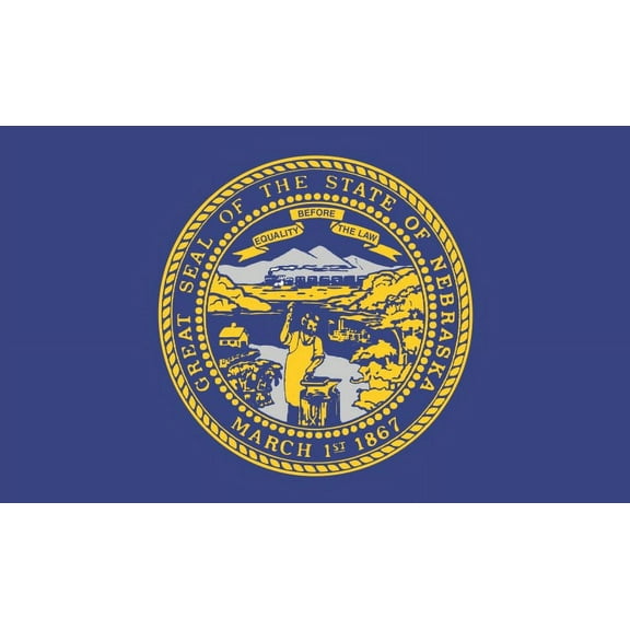 5in x 3in Nebraska State Flag Magnet