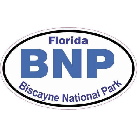 5in x 3in Oval Biscayne National Park Sticker
