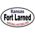 thumbnail image 1 of 5in x 3in Oval Fort Larned National Historic Site Sticker, 1 of 2