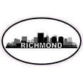 thumbnail image 1 of 5in x 3in Oval Richmond Skyline Sticker, 1 of 1