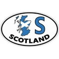 thumbnail image 1 of 5in x 3in Oval S Scotland Sticker Vinyl Vehicle Decal Travel Hobby Stickers, 1 of 1