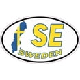 thumbnail image 1 of 5in x 3in Oval SE Sweden Sticker Vinyl Car Truck Bumper Decal Cup Stickers, 1 of 1