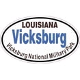 thumbnail image 1 of 5in x 3in Oval Vicksburg National Military Park Sticker, 1 of 2