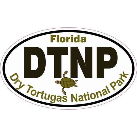 5in x 3in Picture Oval Dry Tortugas National Park Sticker
