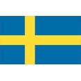 thumbnail image 1 of 5in x 3in Sweden Flag Bumper Sticker Decal Window Stickers Car Decals, 1 of 1