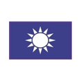 thumbnail image 1 of 5in x 3in Taiwan Flag Sticker, 1 of 1