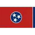 thumbnail image 1 of 5in x 3in Tennessee State Flag Bumper magnet  Car magnetic magnets Vinyl, 1 of 1
