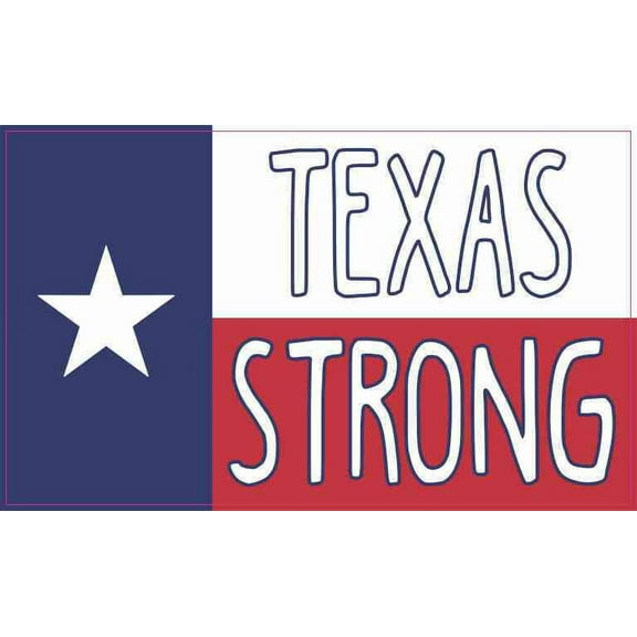 5in x 3in Texan Flag Texas Strong Magnet Magnetic Car Truck Bumper Magnets
