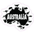 thumbnail image 1 of 5in x 4.25in Australia Wildlife Vinyl Sticker, 1 of 2